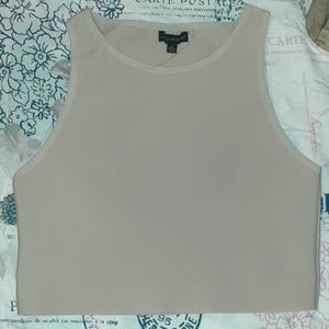 ShinestarTop sleeveless tan